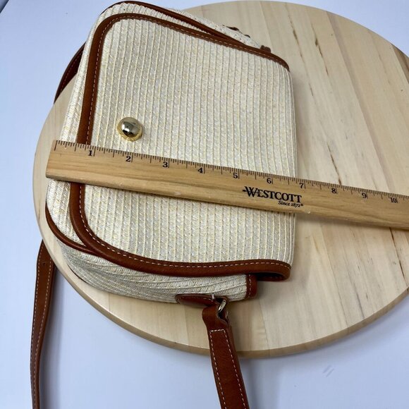 Talbots CROSSBODY BAG PACKABLE Paper-Straw - Picture 13 of 14